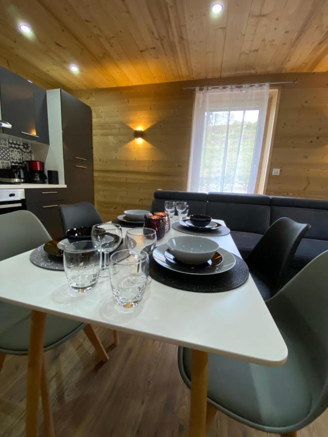 Les Chalets Bambi & Jacuzzi Privatif 라브레세 외부 사진